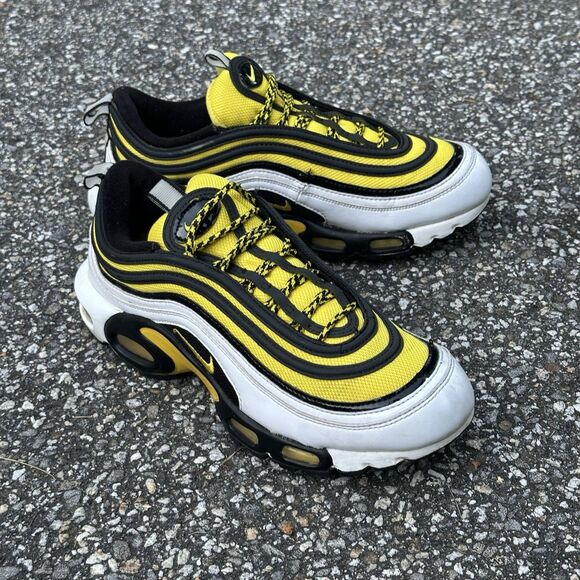 Nike Air Max Plus 97 Frequency Pack Mens Size 8.5 Yellow Black - Picture 3 of 12
